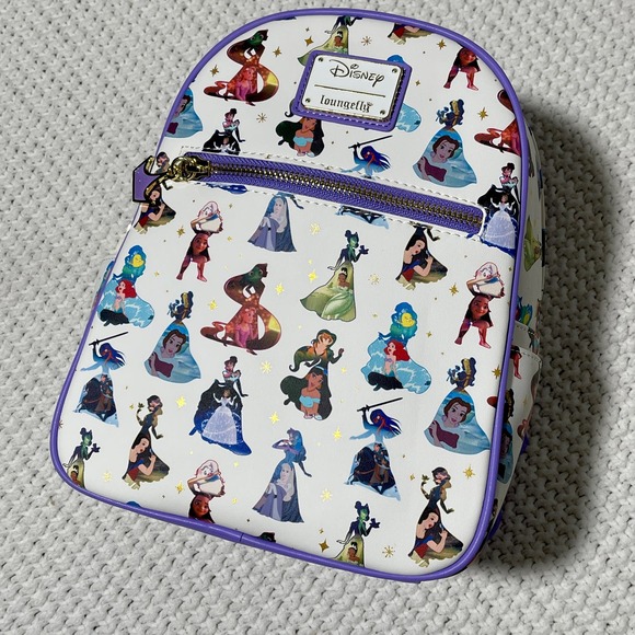 Disney X Loungefly Handbags - NWT LOUNGEFLY Disney Princesses Dress Graphic NWT Backpack